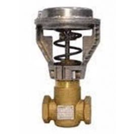 Siemens Building Technology 268-03167 1" 2-Way N/O Control Valve W/4" Pneumatic Actuated Brass 3-8 PSI 10Cv