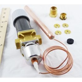 Danfoss 003N-6162 Thermostatic Operated Water Valve Open Rise 1/2" 77/150°F