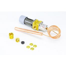Danfoss 003N6132 Thermostatic Operated Water Valve 1/2" 32-86°F 6.6" CAP