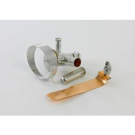 Danfoss 068U2204 Straight Thermal Expansion Valve (TXV) 1/4" X1/2" ODF R134A
