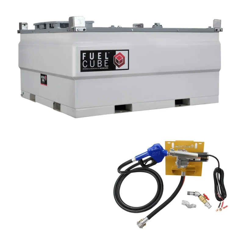 1,016 Gallon FuelCube with 12V/15GPM Diesel Pump Kit | FCPWN1000-01215GP-SNN