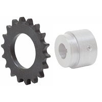 44 Tooth 60 Pitch Series X Weld-On Roller Chain Sprocket 60X44B