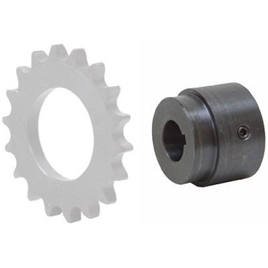 11/16" Bore Series W Weld-On Roller Chain Sprocket Hub W11/16B
