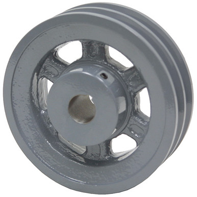 4.95 OD 1-1/8 Bore 2 Groove Pulley