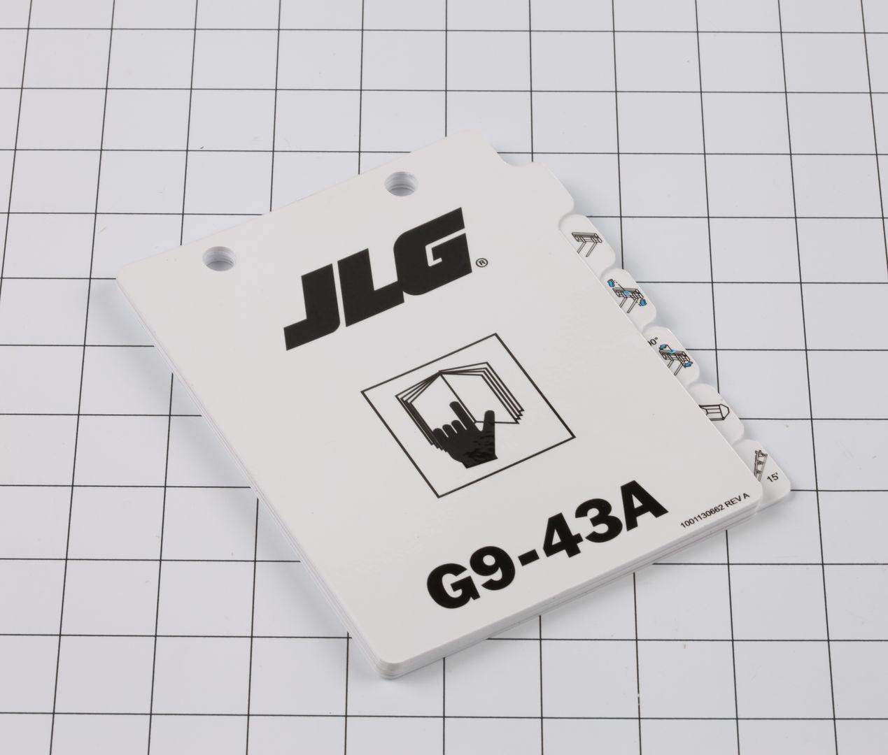 1001130663 Load, Chart Booklet G9-43A | JLG