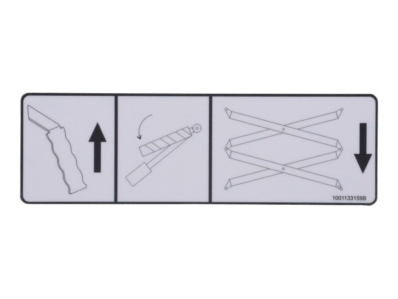 1001133159 Decal, Safety Prop | JLG