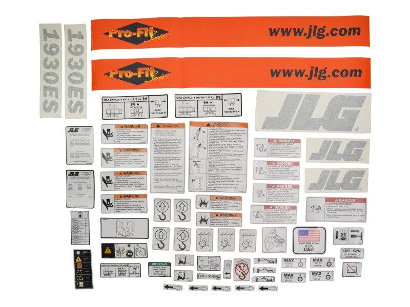 1001149795 Kit (Service), 1930Es Decal | JLG