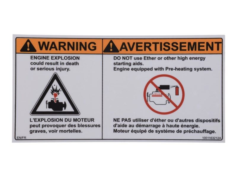 1001163212 Decal, Warning No Either (Can) | JLG