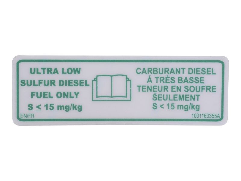 1001163355 Decal, Ultra Low Sulfur Fuel | JLG