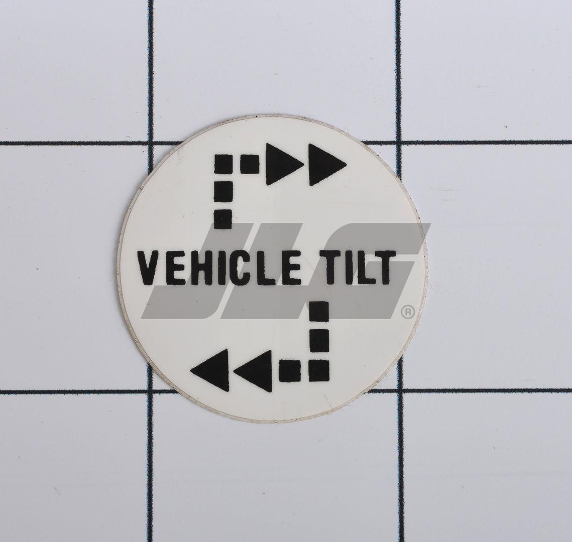 10115757 Decal Vehicle Tilt | JLG
