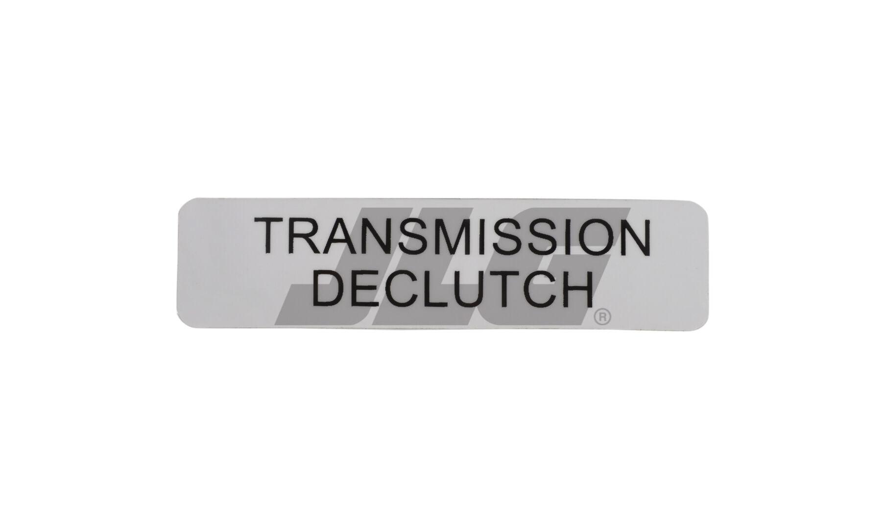 10135082 Decal, Transmission Declutch | JLG