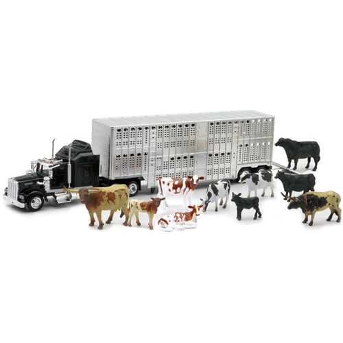 Cow Truck and Trailer Playset
