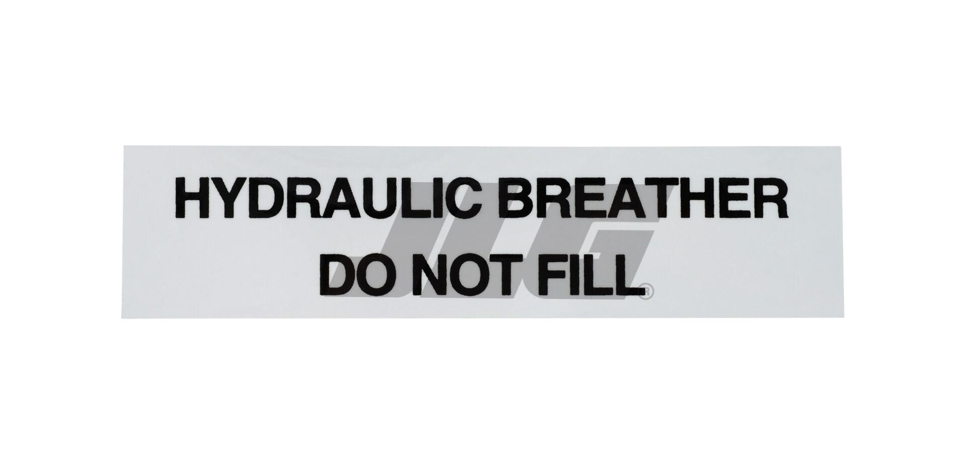 10139619 Decal, Hydraulic Breather | JLG