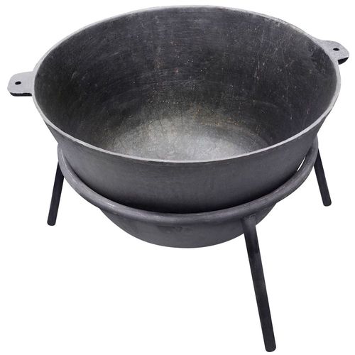 Carolina Cooker Waxed Stew Pot, 40 Gallon With Stand