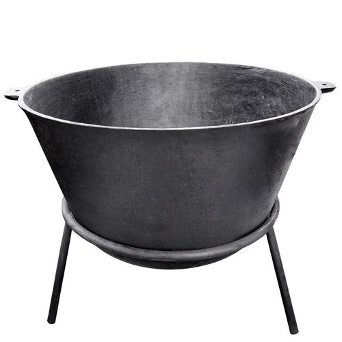 Carolina Cooker Waxed Stew Pot, 90 Gallon With Stand