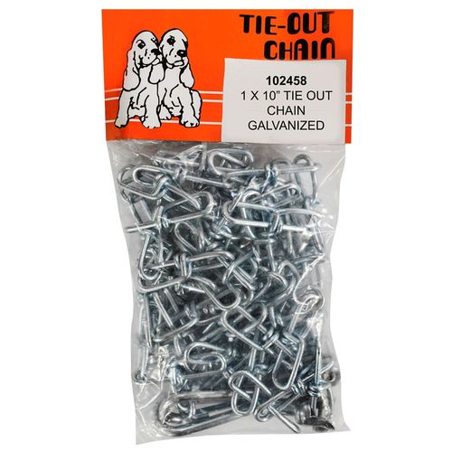 #1 Chain x 10 Feet Tie Out Dog Chain