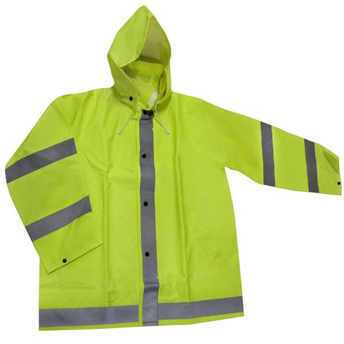 Agri Wear Reflective/Safety Rain Jacket (Medium)