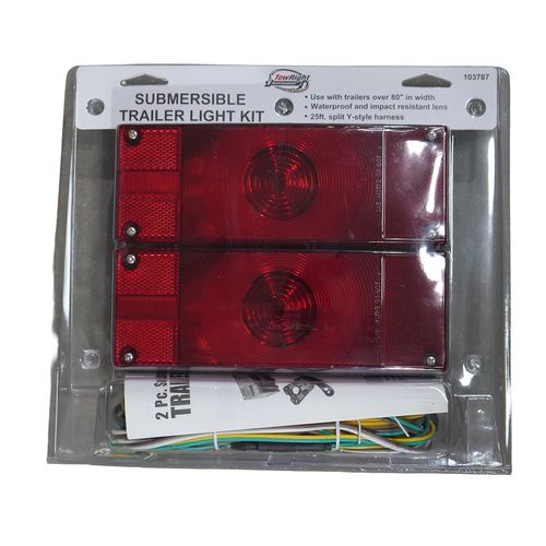 TowRight Waterproof, Under 80" Trailer Light Kit with 25' Wiring Harness