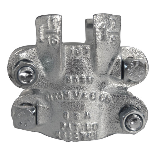 Dixon Boss B39 Clamp 3 in. Hose ID Zinc Plated Iron 4 Bolt and 2 Finger