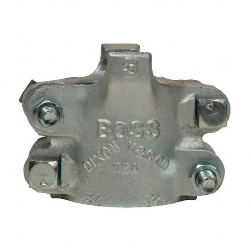 Dixon Boss BU34 Clamp 2 1/2 in. Hose ID Zinc Plated Iron 4 Bolt and 2 Finger