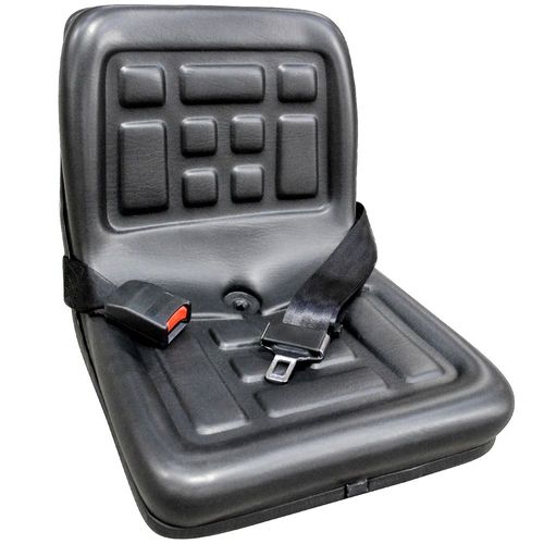 Compact Tractor Seat With Seat Belt And Flip Type Brackets