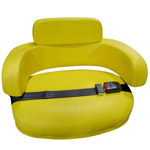 Lower & Upper Back Tractor Seat With Seat Belt & Bracket Fits JD