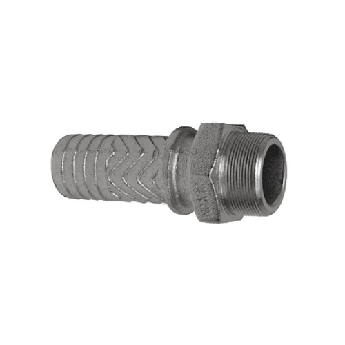 Dixon Boss Male Stem, 1 1/4 in. Hose Shank x 1 1/4 in. MNPT, Plated Iron