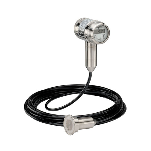 NOSHOK 30 Series Snorkel Sanitary Pressure & Level Transmitters w/Hart Protocol, Transparent Cover, Adj. 0 to 14.5 PSI/ 0 to 145 PSI, 8 ft. Polyurethane Cable