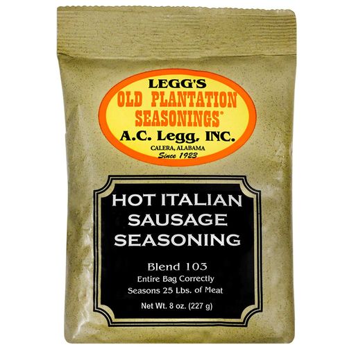 AC Legg Blend #103 Hot Italian Sausage Seasoning (8 oz.)