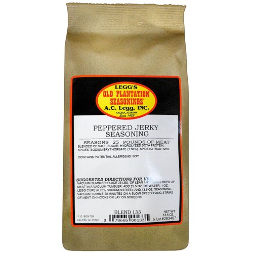 AC Legg Blend #133 Peppered Jerky Seasoning (13.5 oz.)