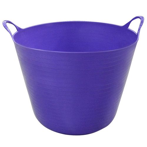 Multi Purpose Flexible Heavy Duty Flex Tub 7 Gallon (Purple)