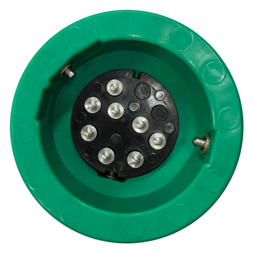 Civacon Green Thermistor Plug Only w/ 2J-Slot Pins & 8 Contact Pins for Scully Compatible System