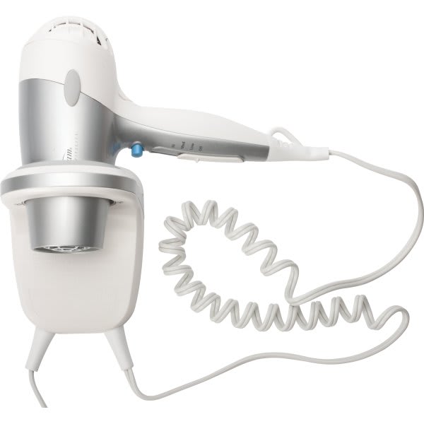 Sunbeam Greensense Mid-Size Wall Mount Hair Dryer, 1500 Watt, White