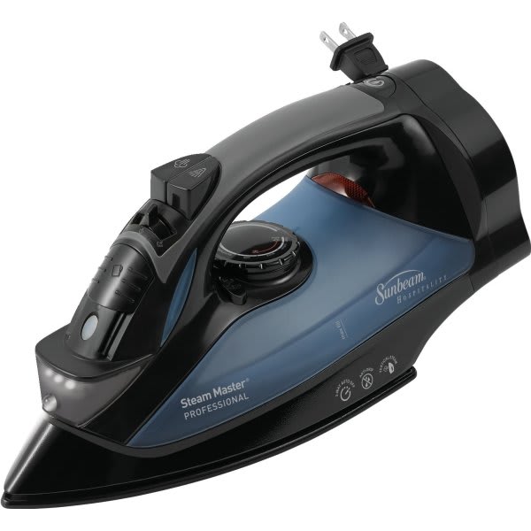 Sunbeam Greensense Full Size Steam Master, Black, Retractable