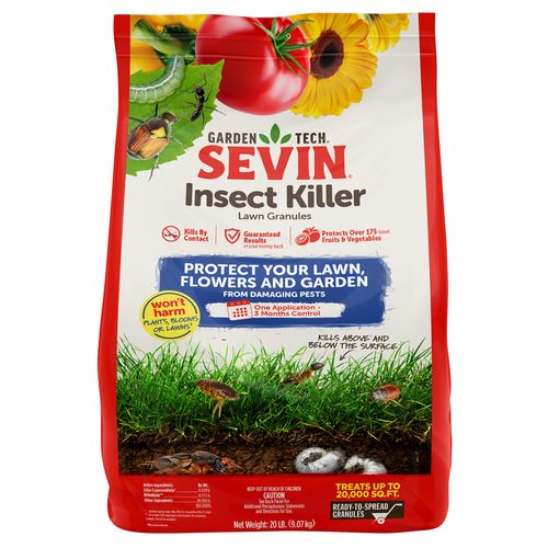 Sevin Lawn Insect Granules, 20 Lbs. Treats 4,292 Sq. Ft.