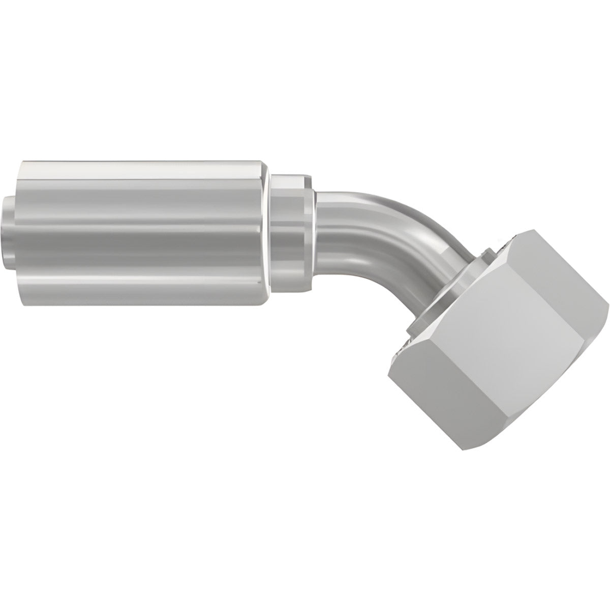 3/8 INCH HOSE X M20 METRIC S FEMALE ELBOW - 45 SWIVEL