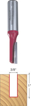 Freud 11-158 3/8" Diameter Single Flute Straight Bit