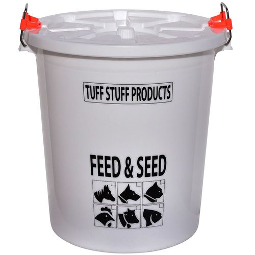 Plastic Feed & Seed Storage Pail, 12 Gallon/50 Lbs.