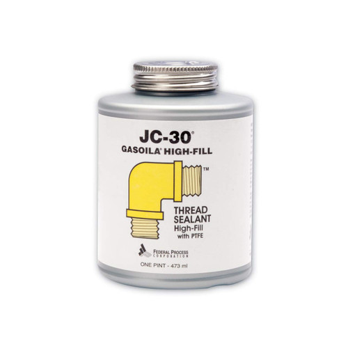 Gasoila JC-30 High-Fill w/ PTFE Thread Sealant, 1 Pint Brush-Top Can