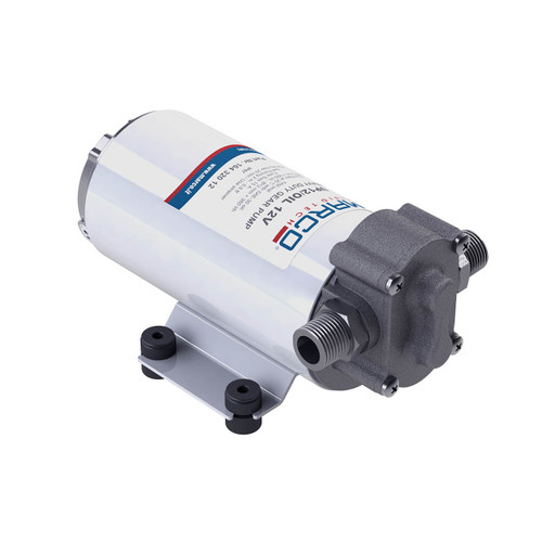 MarcoUP12/OIL 12V Transfer Pump for Lubricating Oil, 4 GPM, 1/2 in. NPT, 43.5 PSI, 6.6 ft. Self-Priming