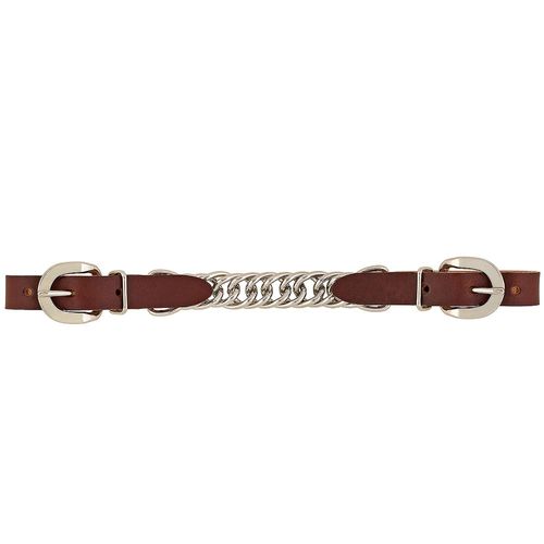 Single Flat Link Chin Curb Strap