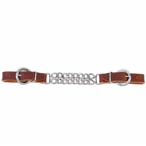Double Flat Link Chin Curb Strap