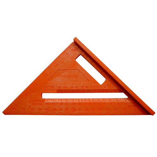 Orange 7 inch Rafter Angle Square