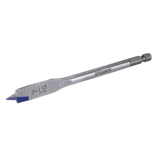 Irwin 7/16" X 6" Extra-Long, Wood Boring, Flat Bit