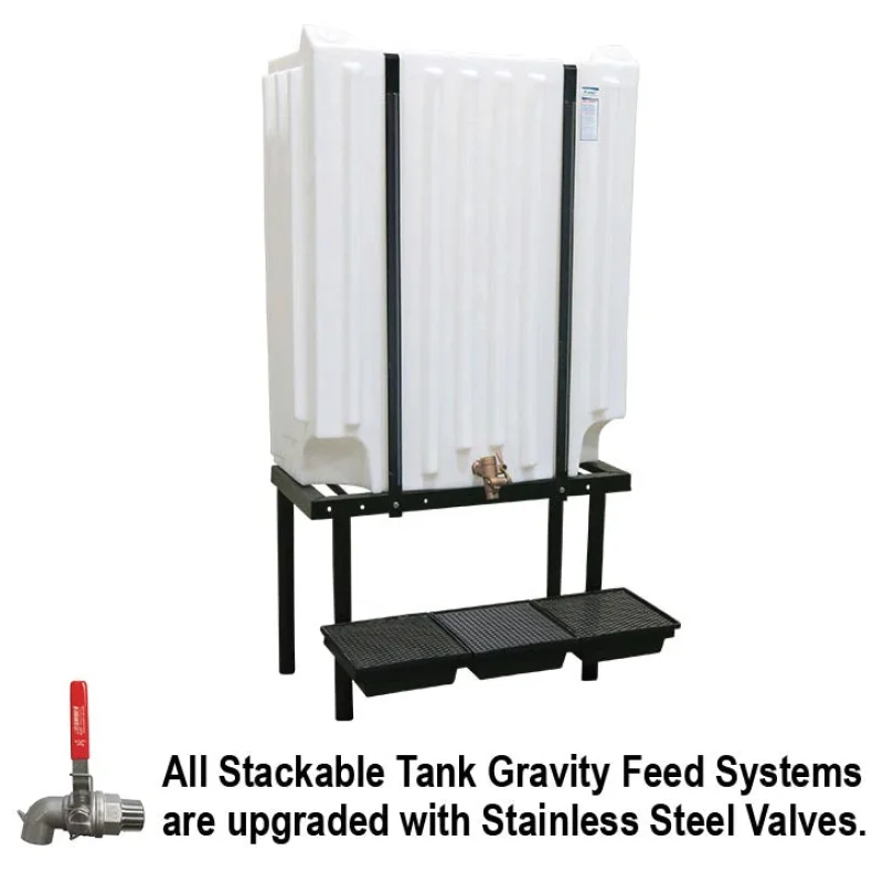 115 Gallons (1 Tank), Wall-Stacker Gravity Feed System | WS115-1
