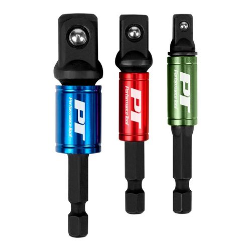 3 Piece Socket Adapter Set, Performance Tool W9035