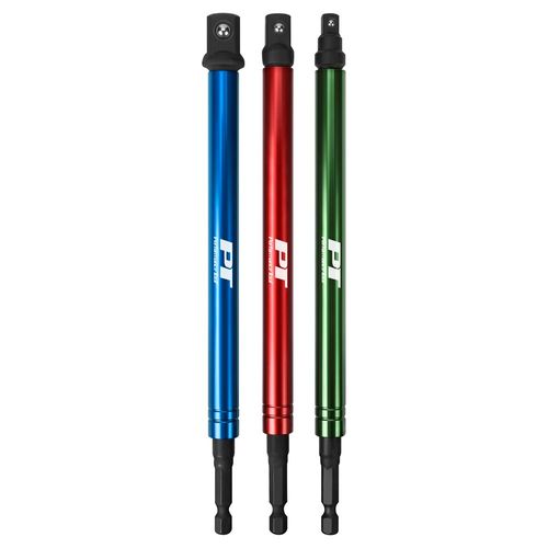 3 Piece 8 inch Socket Adapter Set, Performance Tool W9036