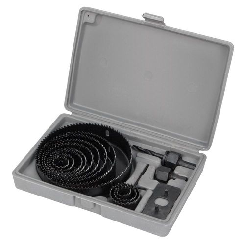 16 Piece Hole Saw Set, Performance Tool W9071