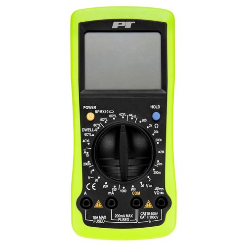 Digital Automotive Multimeter, Performance Tool, W2972