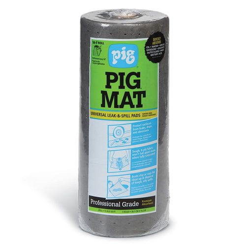 PIG Absorbent Mat Roll, Light Weight, 15" x 50'